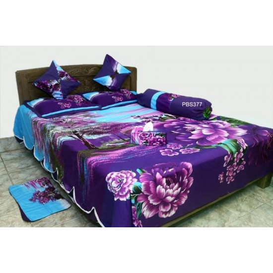 Print Bedsheet 8 pices Set