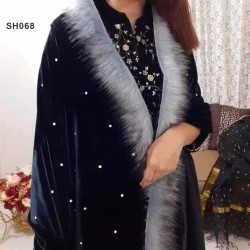 Spacial Winter shawl