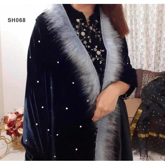 Spacial Winter shawl