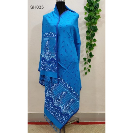 Fashionable Aarong Viscose Screen Print shawl