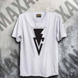 World Wide White-T-Shirt