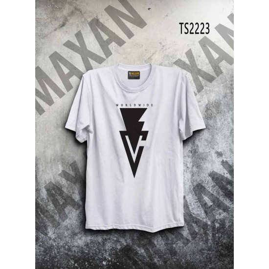 World Wide White-T-Shirt