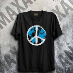 World peace Black-T-Shirt