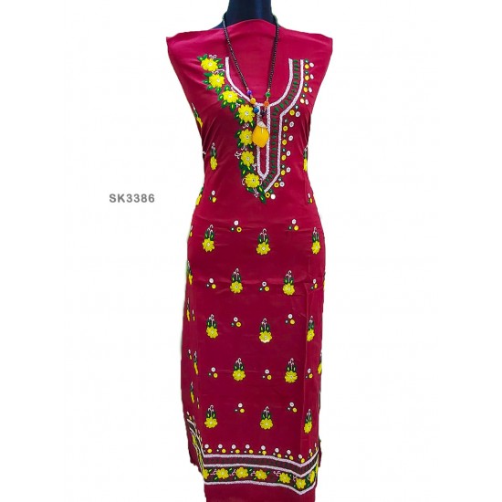 Hand stitched single kameez