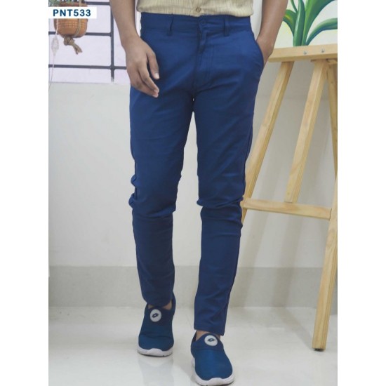 Slim-Fit Chino Gabardine Pants