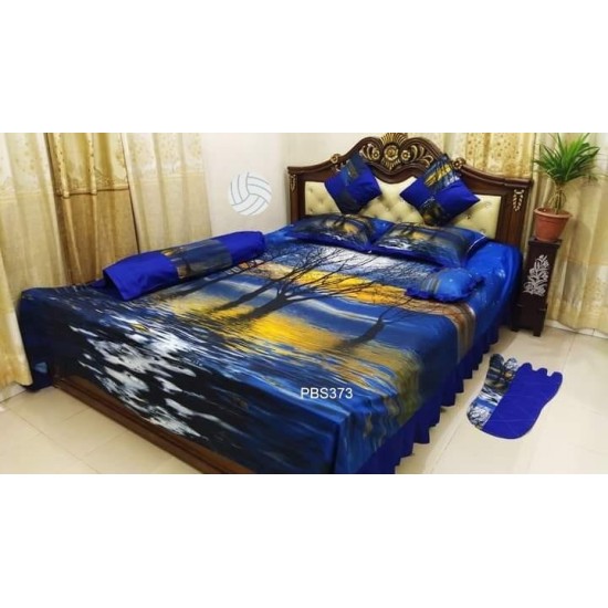 Print Bedsheet 8 pices Set