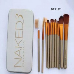 Naked Makeup Brushes Set 12 Pcs With Box Black Color