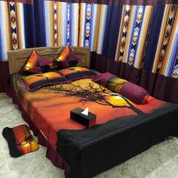 Print Bedsheet 8 pices Set