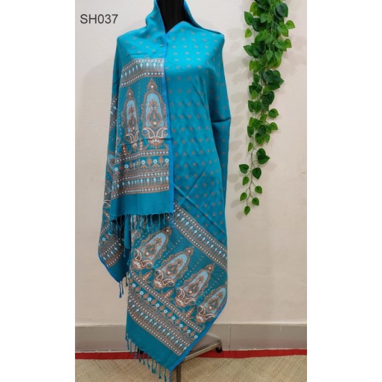 Fashionable Aarong Viscose Screen Print shawl