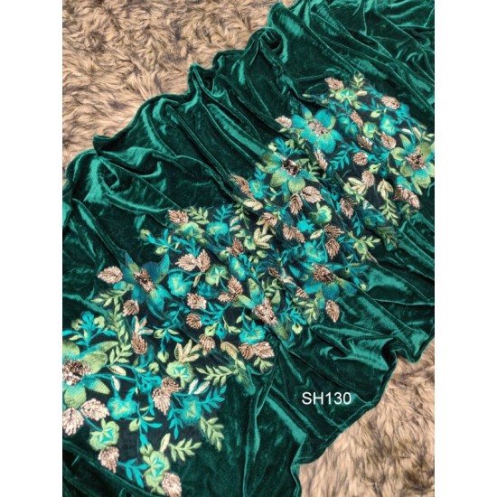 Fashionable Velvet Shawl