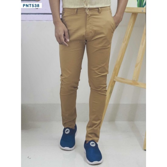 Slim-Fit Chino Gabardine Pants