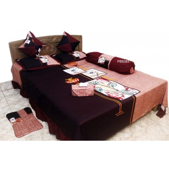 Print Bedsheet 8 pices Set