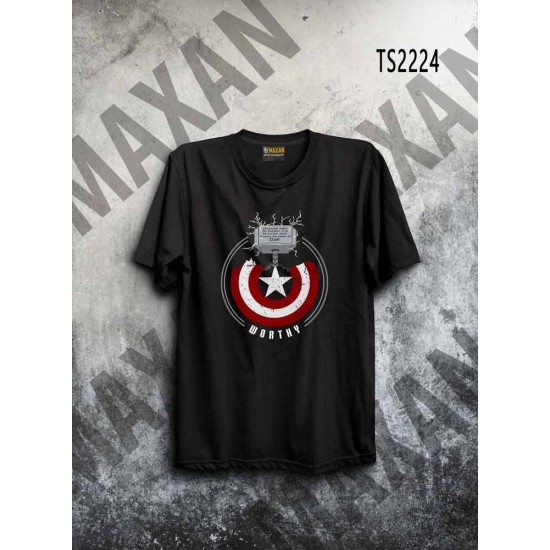 Worthy Black-T-Shirt