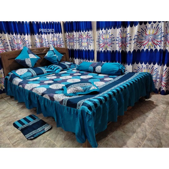 Print Bedsheet 8 pices Set