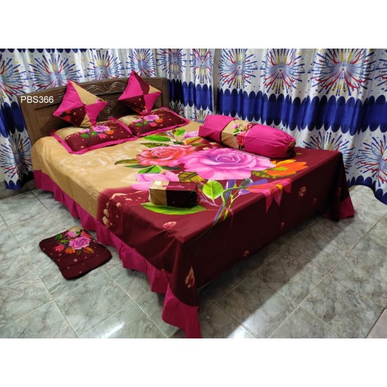 Print Bedsheet 8 pices Set