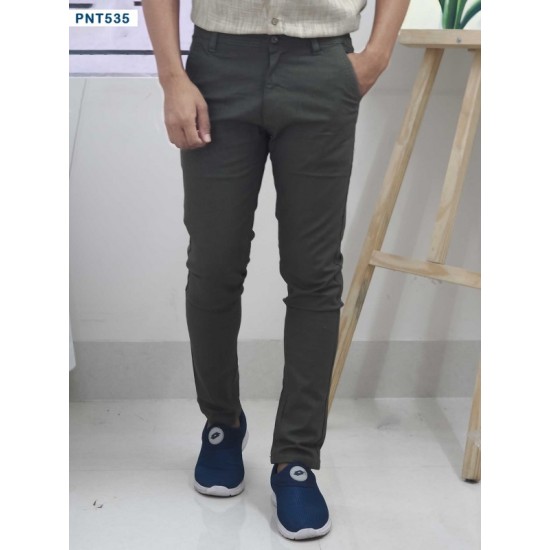 Slim-Fit Chino Gabardine Pants