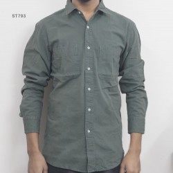 Denim Long Sleeve Casual Shirt for Men