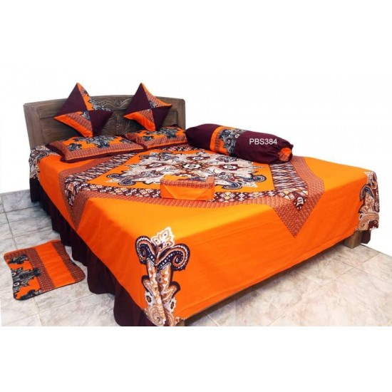 Print Bedsheet 8 pices Set