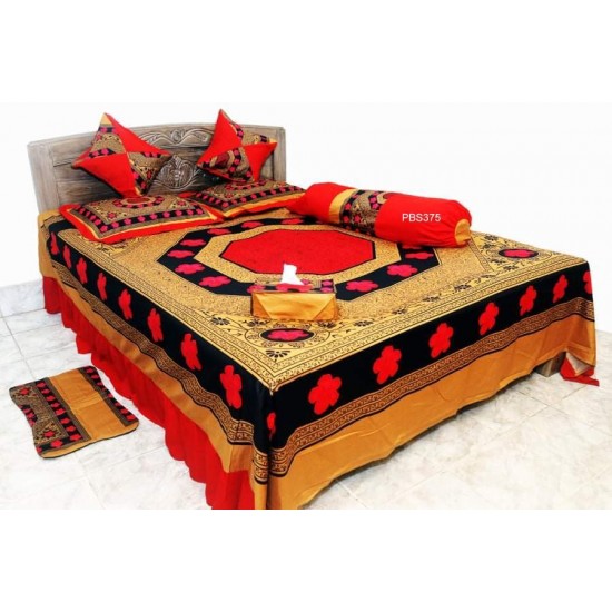 Print Bedsheet 8 pices Set