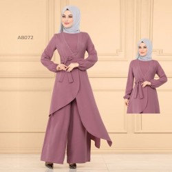 Traditional Dubai cherry Georgette Tunic with pant Style Dress For Women