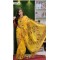 Screen Print Indian Half Silk Saree