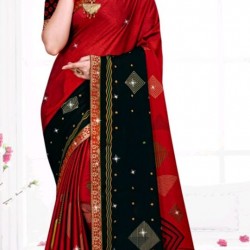 Colorful Indian Soft Silk Saree
