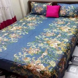 Print BedSheet with Pillow Covers