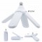 4 Fan Blade LED Bulb Foldable 60W 220V E27 Light Energy Saving Lighting Lamp for Home Corridor Hallway Room Energy Saving Lights Ampoule Angle Adjustable Livingroom Ceiling Lamps