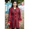 Women Black & Maroon Front Open Fashion Design Cardigans