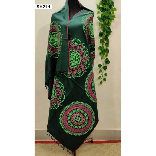 Stylish Aarong Viscose Screen Print shawl