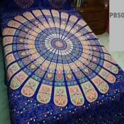 Print BedSheet with Pillow Covers