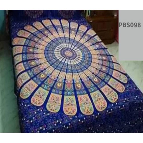 Print BedSheet with Pillow Covers