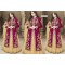 Premium Quality Unstitched Gown with Embroidery Work