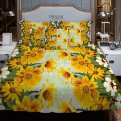 Print BedSheet with Pillow Covers
