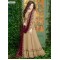 Premium Quality Unstitched Gown with Embroidery Work