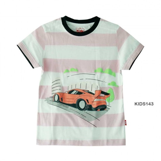 Grey 100% Cotton, S/J Tee Toddler Boys