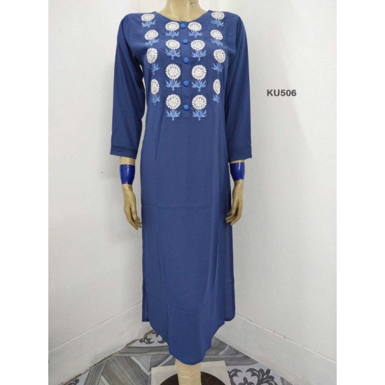 Stylish Double Diamond Georgette kurti