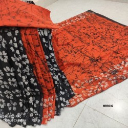 Mom tuli Batik Saree with Blouse Pcs