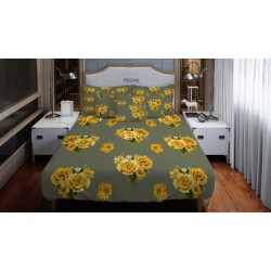 Print BedSheet with Pillow Covers