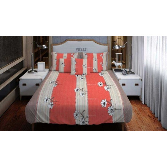 Print BedSheet with Pillow Covers