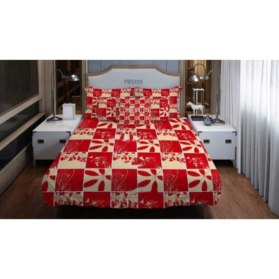 Print BedSheet with Pillow Covers