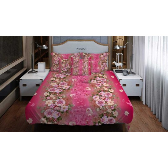Print BedSheet with Pillow Covers