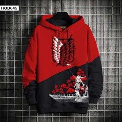 Stylish 50-50 AOT Hoodie for Men