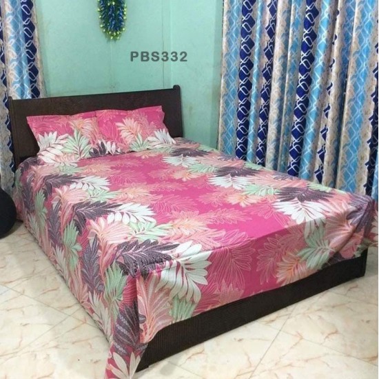 Double Size BedSheet with Pillow Covers