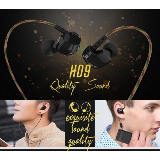 Product Name : KZ HD9 Earphones HiFi Sport Earbuds.