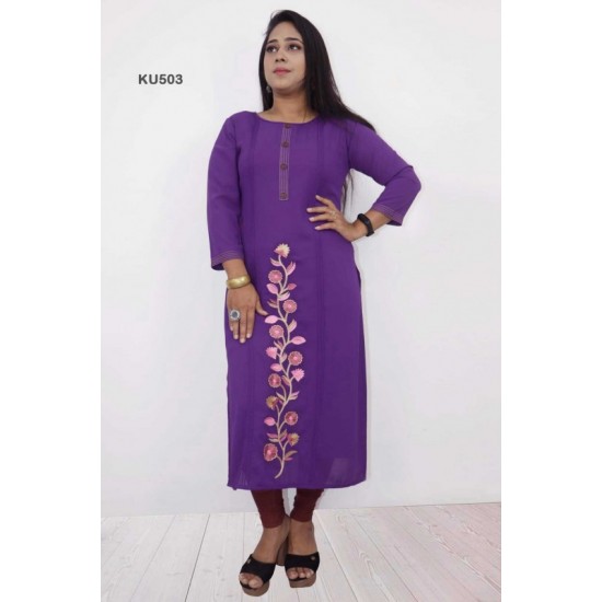 Stylish Double Diamond Georgette kurti