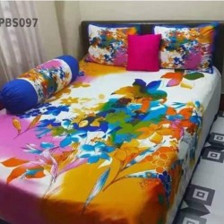 Print BedSheet with Pillow Covers