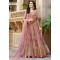 Premium Quality Unstitched Gown with Embroidery Work