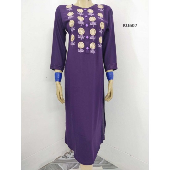 Stylish Double Diamond Georgette kurti