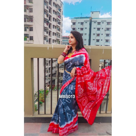 Mom Batik Saree with Blouse Pcs